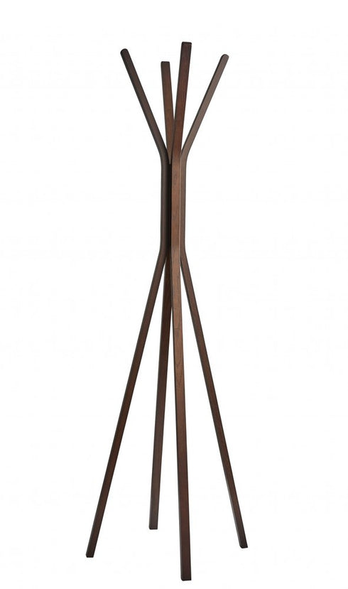 16.5" x 16.5" x 68.25" Natural Coat Rack